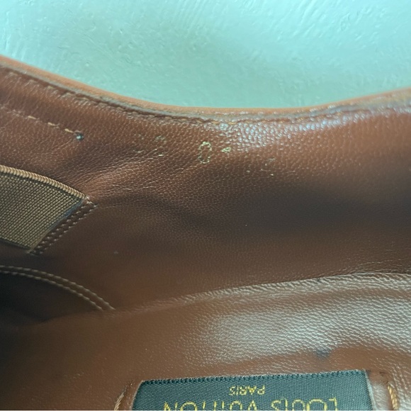 Louis Vuitton LV Brown Leather Tomboy Richelieu Oxfords Size 37 - Picture 10 of 11